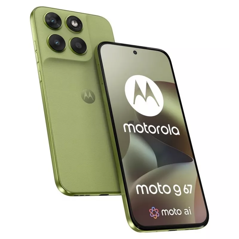 Išmanusis telefonas Motorola G67 5G 8GB/256GB Nile — 6,78 col. 120Hz pOLED, Dimensity 6300, 50+8MP, NFC, IP64