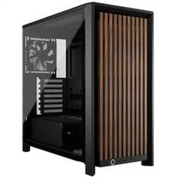 CORSAIR Mid-Tower PC Case FRAME 4000D RS Wood — Juoda/Walnut