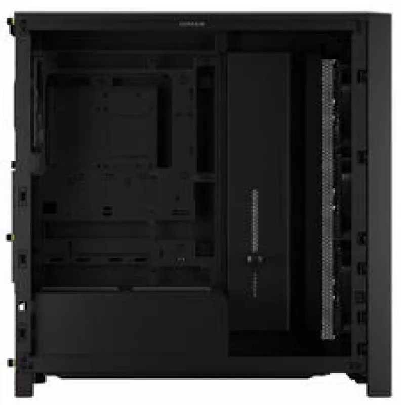 CORSAIR Mid-Tower PC Case FRAME 4000D RS Wood — Juoda/Walnut