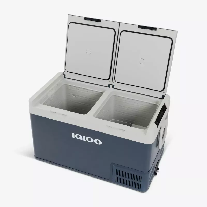 Šaldymo dėžė Igloo ICF 80DZ 83 L elektrinė (kintamoji/nuolatinė srovė, 100–240 V) mėlyna/pilka