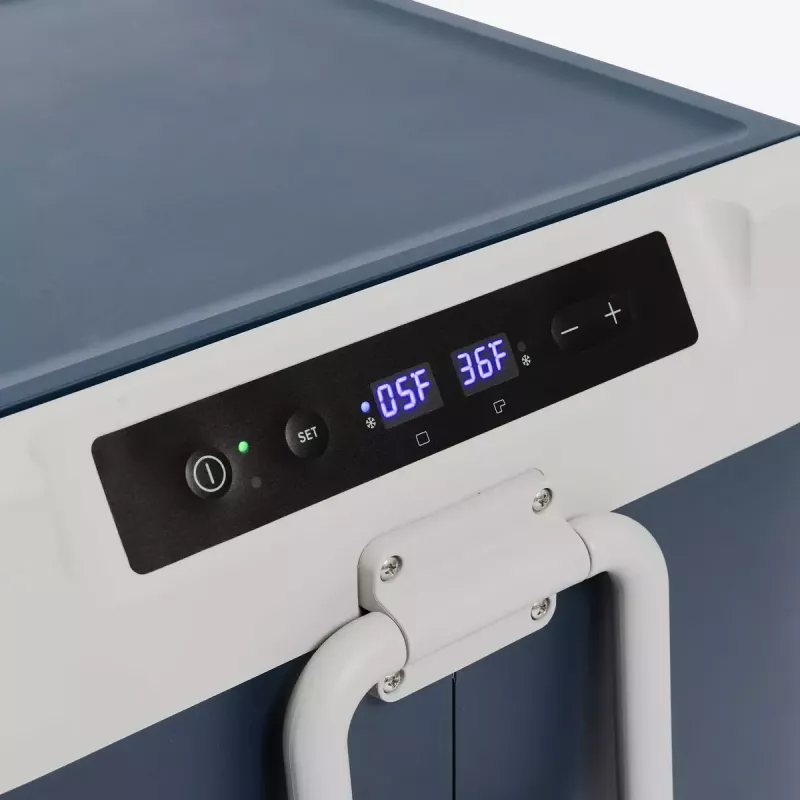 Šaldymo dėžė Igloo ICF 80DZ 83 L elektrinė (kintamoji/nuolatinė srovė, 100–240 V) mėlyna/pilka