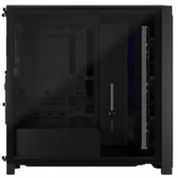 Corsair FRAME 4000X RS vidutinio bokšto PC korpusas juodas RGB ventiliatorius 4x RS120 PWM