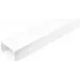 StarTech.com Kietas kabelių valdymo latakas su lipnia juosta ir dangteliu, 1-3/4 (45 mm) P x 1-1/8 (27 mm) A, 6 pėdų (1,8 m) ilgio, PVC tinklo / maitinimo laido slėpimo rinkinys, sieninis laidų kanalų sistema, UL L