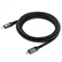 EQUIP USB4 Gen 2x2 C–C kabelis 3,0 m, PD 100 W, 4K/60 Hz, 20 Gbps, juodas
