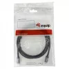 EQUIP USB4 Gen 2x2 C–C kabelis 3,0 m, PD 100 W, 4K/60 Hz, 20 Gbps, juodas
