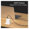 EQUIP USB4 Gen 2x2 C–C kabelis 3,0 m, PD 100 W, 4K/60 Hz, 20 Gbps, juodas