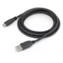 EQUIP USB 2.0 laidas C į A, kištukas-kištukas, 0,3 m, USB 2.0 480 Mbps, nikeliuoti kontaktai, juodas
