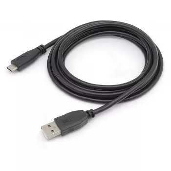 EQUIP USB 2.0 C į A laidas V/V 0,5 m, USB 2.0, 0,48 Gbit/s, Nikeliuoti kontaktai, Juodas
