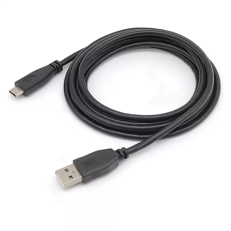 EQUIP USB 2.0 C į A laidas V/V 0,5 m, USB 2.0, 0,48 Gbit/s, Nikeliuoti kontaktai, Juodas