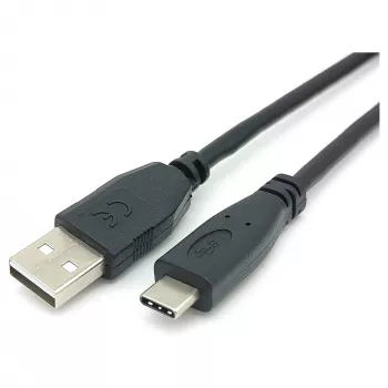 EQUIP USB 2.0 C į A laidas V/V 0,5 m, USB 2.0, 0,48 Gbit/s, Nikeliuoti kontaktai, Juodas