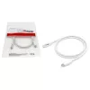 EQUIP USB 3.2 Gen 1 Type-C–Type-C laidas 0,5 m PD 60 W 5 Gbps baltas