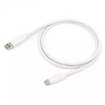 USB 3.2 Gen 1 C į A kabelis EQUIP 0,5 m 5 Gbps baltas (USB-C į USB-A, nikeliuotas kontaktus)