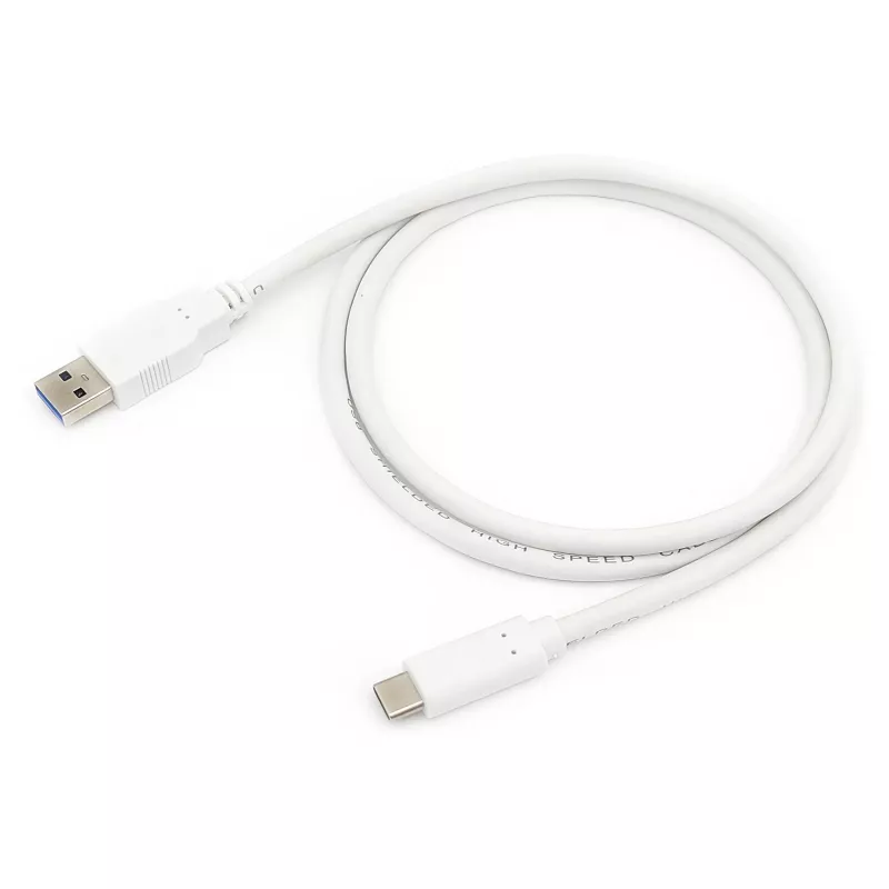 USB 3.2 Gen 1 C į A kabelis EQUIP 0,5 m 5 Gbps baltas (USB-C į USB-A, nikeliuotas kontaktus)