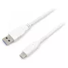 USB 3.2 Gen 1 C į A kabelis EQUIP 0,5 m 5 Gbps baltas (USB-C į USB-A, nikeliuotas kontaktus)