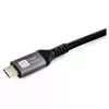 USB4 Gen3x2 C–C laidas EQUIP 128380, 0,5 m, PD 3.1 240W, 40 Gbps, 8K/60Hz, juodas