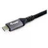 USB4 Gen3x2 C–C laidas EQUIP 128380, 0,5 m, PD 3.1 240W, 40 Gbps, 8K/60Hz, juodas