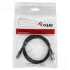 USB4 Gen3x2 C–C laidas EQUIP 128380, 0,5 m, PD 3.1 240W, 40 Gbps, 8K/60Hz, juodas