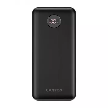 Canyon PB-2002 išorinė baterija 20 000 mAh PD20W juoda