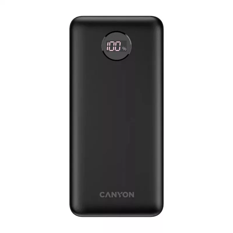 Canyon PB-2002 išorinė baterija 20 000 mAh PD20W juoda