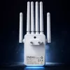 „Wi‑Fi“ signalo stiprintuvas QOLTEC AC1200 – QOLTEC AC1200 dviejų juostų signalo stiprintuvas
