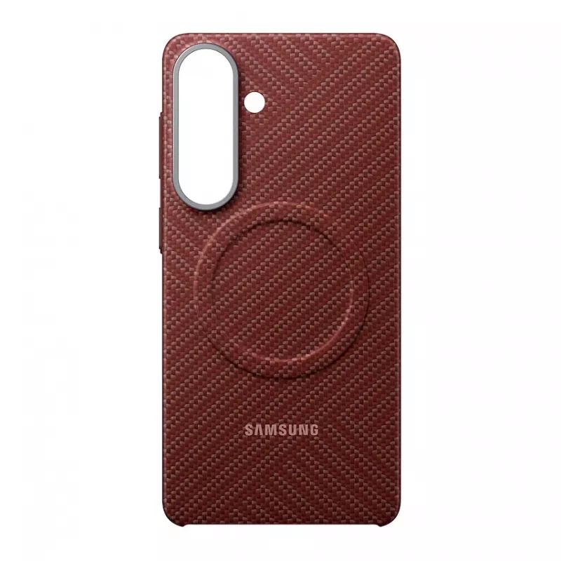 Samsung Carbon Magnet dėklas Galaxy S26+, raudona