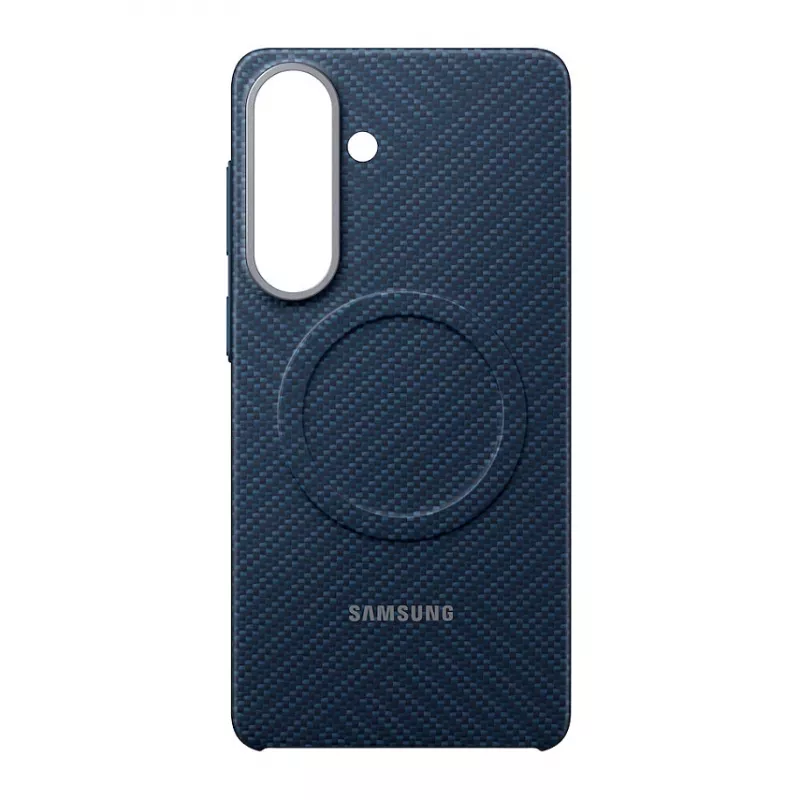 Samsung Carbon Magnet dėklas Galaxy S26+, tamsiai mėlynas