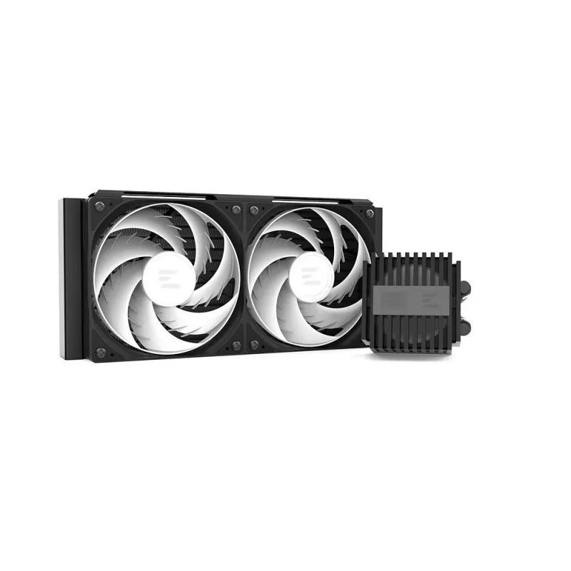ZALMAN ALPHA2 V2 A24 240 mm procesoriaus skysčio aušintuvas — uždaro ciklo AIO, juodas