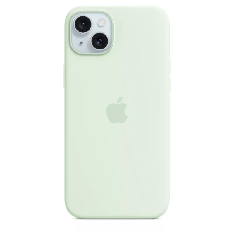 Silikoninis dėklas su MagSafe, skirtas Apple iPhone 15 Plus — silikoninis, mėtinis, 6,7 col. iPhone 15 Plus