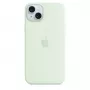 Silikoninis dėklas su MagSafe, skirtas Apple iPhone 15 Plus — silikoninis, mėtinis, 6,7 col. iPhone 15 Plus