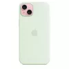 Silikoninis dėklas su MagSafe, skirtas Apple iPhone 15 Plus — silikoninis, mėtinis, 6,7 col. iPhone 15 Plus