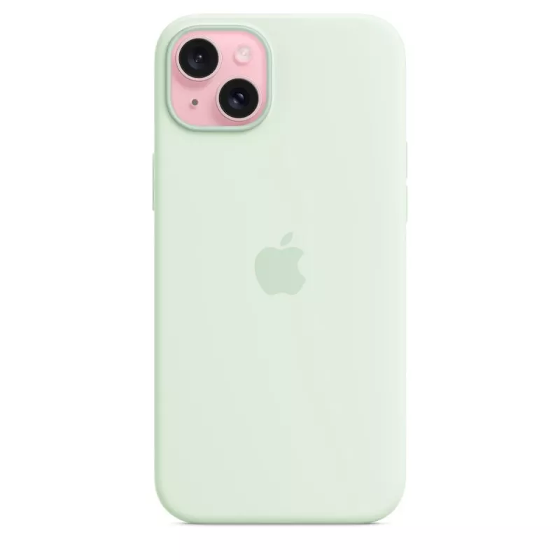 Silikoninis dėklas su MagSafe, skirtas Apple iPhone 15 Plus — silikoninis, mėtinis, 6,7 col. iPhone 15 Plus