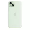 Silikoninis dėklas su MagSafe, skirtas Apple iPhone 15 Plus — silikoninis, mėtinis, 6,7 col. iPhone 15 Plus