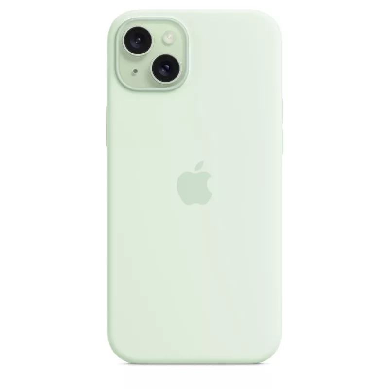 Silikoninis dėklas su MagSafe, skirtas Apple iPhone 15 Plus — silikoninis, mėtinis, 6,7 col. iPhone 15 Plus
