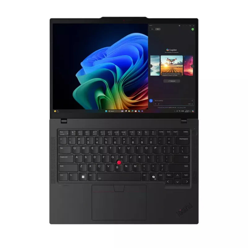 Nešiojamas kompiuteris Lenovo ThinkPad T14 Gen 6 (AMD) — AMD Ryzen AI 5 PRO 340, 14 colių WUXGA, 32 GB DDR5, 512 GB SSD, Windows 11 Pro, juodas