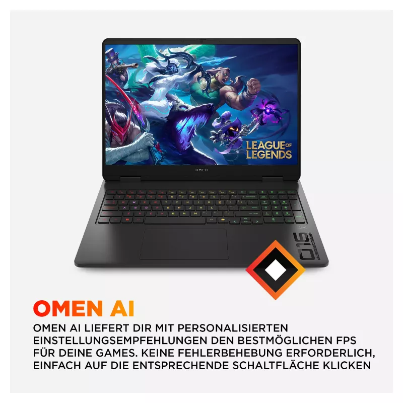 HP OMEN Gaming Laptop 16-am0495ng 16 WQXGA IPS i9-14900HX 32GB/1TB RTX 5070 Win11 – klaviatūros išdėstymas gali būti vokiškas