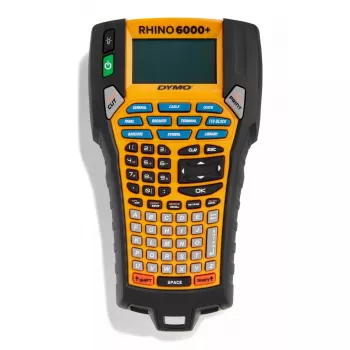 DYMO RHINO 6000+ ABC CASE UK Tiesioginis terminis spausdinimas Terminis perkėlimas Geltona Juoda