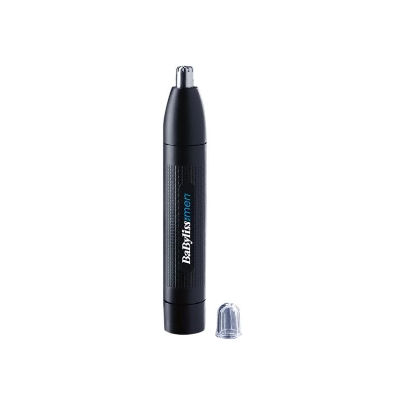 Precision trimmer BABYLISS E652E for ear and nose, Juoda, AA baterija