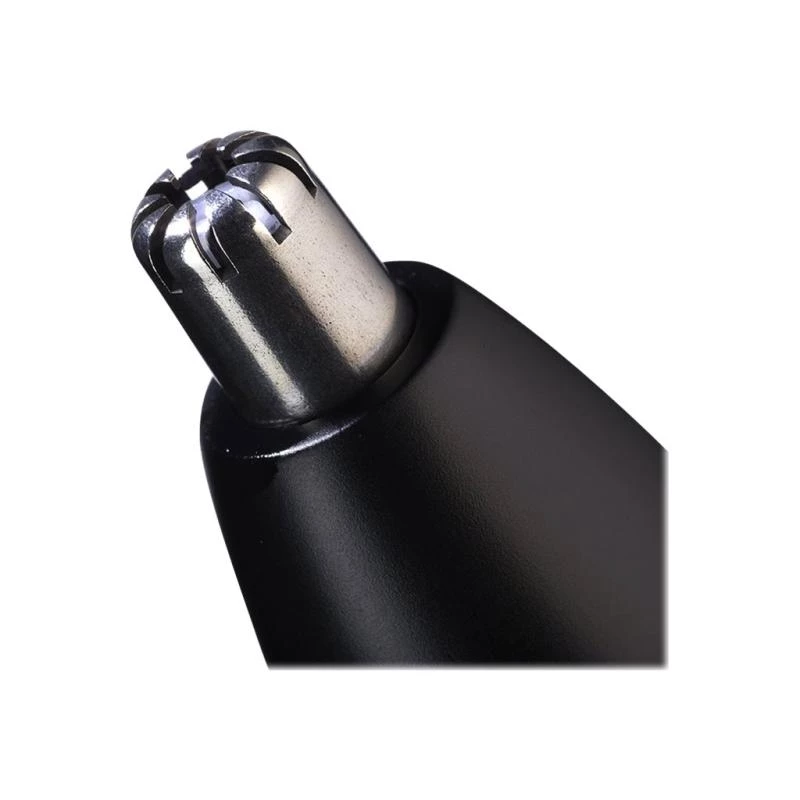 Precision trimmer BABYLISS E652E for ear and nose, Juoda, AA baterija