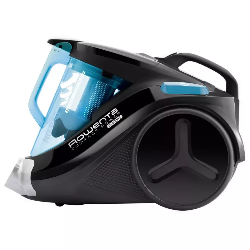 Cilindrinis dulkių siurblys ROWENTA Compact Power RO3731 — 750 W, sausas valymas, be maišelio 1,5 L, putplasčio + HEPA filtracija