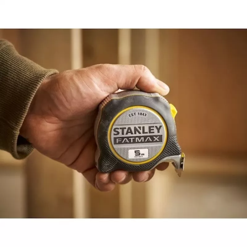 Matavimo juosta Stanley FMHT38214-0 5m juoda geltona