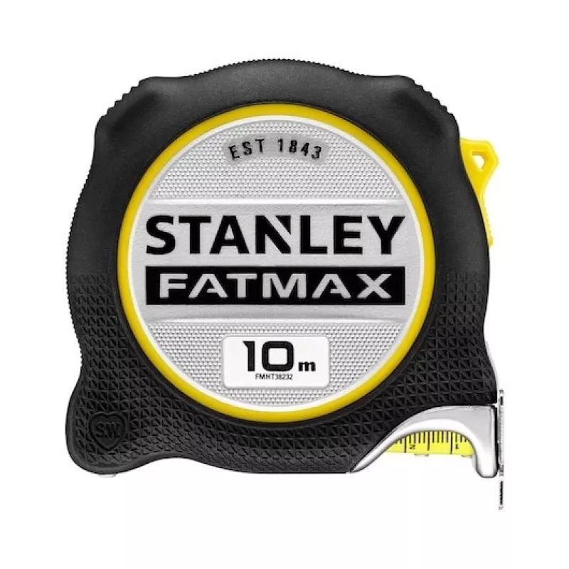 Matavimo juosta Stanley FMHT38232-0 10 m, juoda/geltona