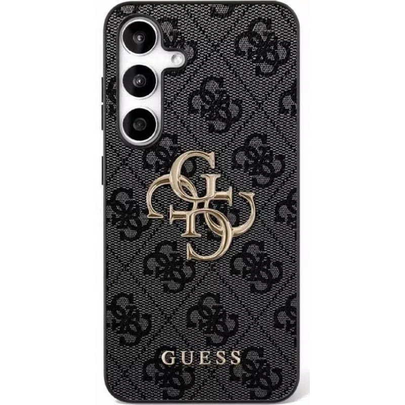 GUESS | Galinis dangtelis | Samsung | Galaxy S25 FE | Dirbtinė oda/Plastikas/Silikonas | Juoda