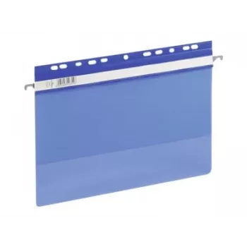Pakabinamas aplankas Durable 2561-06 A4 plastikinis mėlynas permatomas