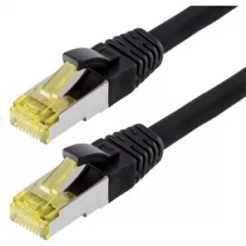 Tinklo kabelis Helos 118125 juodas 10 m Cat6a S/FTP