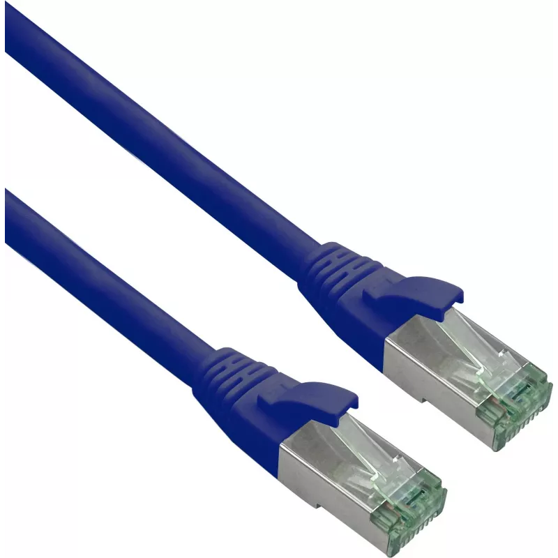 Tinklo kabelis Helos Patch-Kabel - RJ-45 (V) į RJ-45 (V) Cat.6 1m Juodas