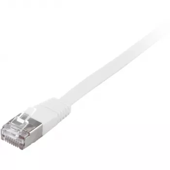 Tinklo kabelis Equip Cat.6A U/FTP plokščias komutacinis kabelis RJ-45 10 m baltas