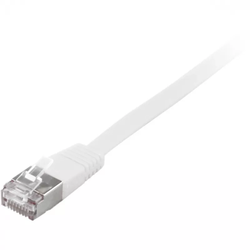 Tinklo kabelis Equip Cat.6A U/FTP plokščias komutacinis kabelis RJ-45 10 m baltas