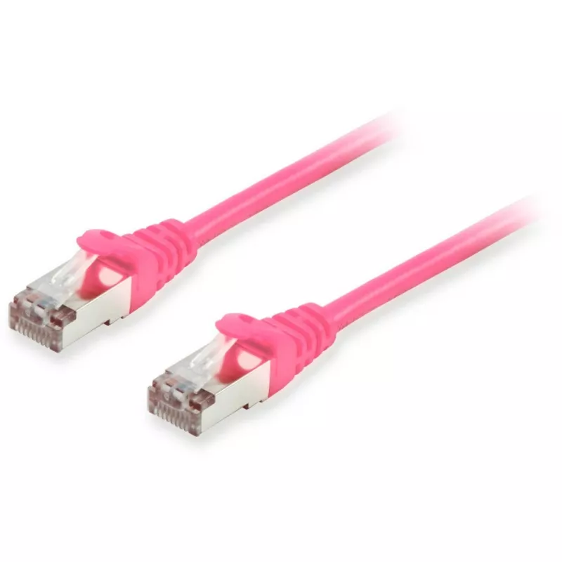 komutacinis kabelis Equip Cat.6A S/FTP RJ-45 3m Pink