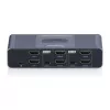 KVM jungiklis DIGITUS DS-12856 USB-C/USB-A 2 prievadų dvigubas HDMI 4K60Hz (USB 3.2 Gen 1)