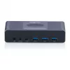 KVM jungiklis DIGITUS DS-12856 USB-C/USB-A 2 prievadų dvigubas HDMI 4K60Hz (USB 3.2 Gen 1)